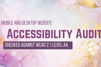 do an accessibility audit of your webpage
