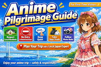 plan your anime trip in japan with etiquette tips and local hidden spots