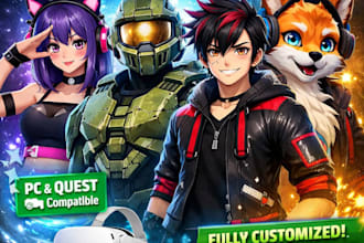 create, customize, and optimize vrchat avatars for PC and quest