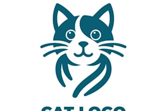 design high quality cat logo with unlimited revision