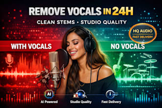 remove vocals or instrumentals from any song ai stem separation for dj and remix
