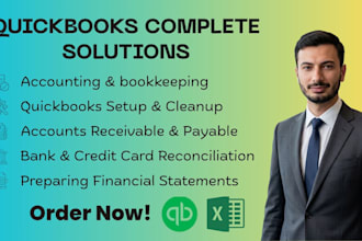 do monthly accounting and bookkeeping with cleanup in quickbooks online,sap b1