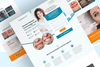 create a dental clinic website that converts patients
