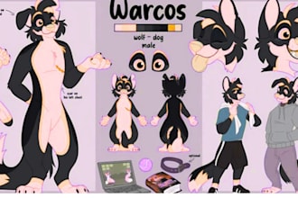 furry ref sheet anthro nsfw furry reference sheet fursona ref sheet