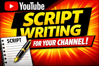 write engaging youtube scripts that hook your audience