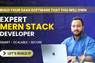 build custom saas web app or custom software using mern stack