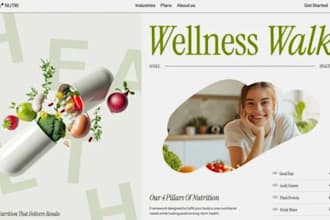 design squarespace nutritionist website diet coach wellness service website