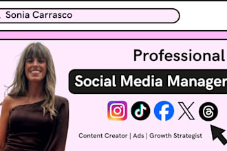 be your social media manager and community growth strategist