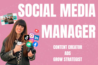 be your social media manager and community growth strategist