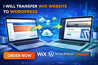 transfer wix website to wordpress