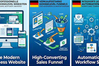 build professional gohighlevel workflows, automations and sales funnels