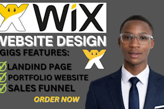 design a professional wix website