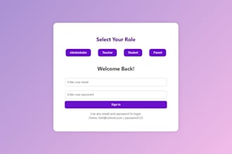 create a responsive front end website with HTML CSS js