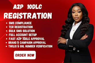 do a2p 10dlc registration website tcr compliant