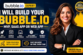 build your bubble io mvp, saas app, or web app fast and bubble io developer