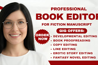proofread fantasy novel, erotic story, copy edit romance novel, book editing