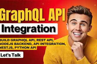 build graphql api, rest api, nodejs backend, api integration, nestjs, python api