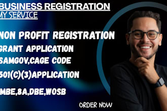 handle your nonprofit registration  501c3 application sam gov registration