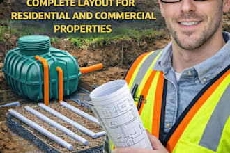 design septic system and leach field for your property