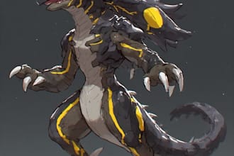 draw custom trainer pokemon for tcg pokemon card or fakemon