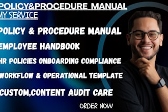 write policy manuals  sops for home care healthcare adult care nemt