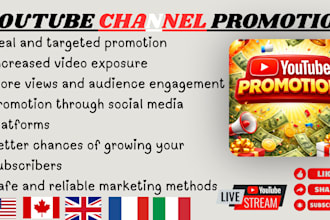 do youtube video promotion for organic channel growth