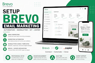 setup brevo email marketing marketing automation brevo newsletter kit zapier
