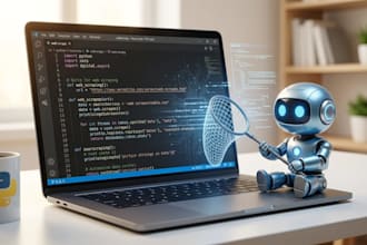 write custom python scripts for automation and web scraping