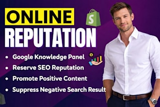 do online reputation management, ORM, services to suppress negative links
