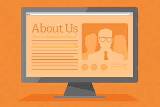 write the about us page for your website