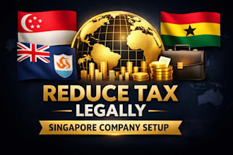 register singapore, anguilla, ghana, company, tax and create a low tax structure