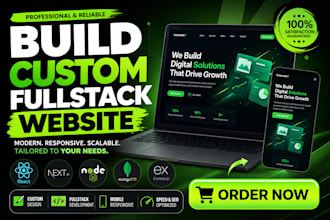 build custom website as fullstack developer,fullstack website development