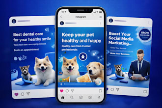 design professional instagram posts for your business