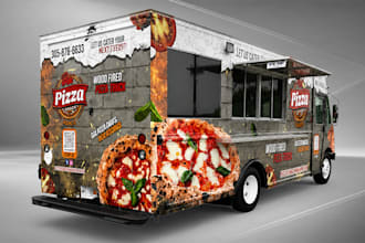 design food truck, concession trailer, and food cart wraps