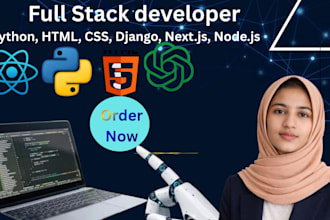 built full stack website with python and django
