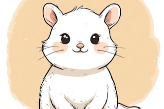 make cute animal illustration