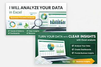 analyze your excel data and provide actionable insights with dashboards