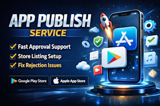 publish your android and ios app on play store and app store