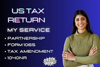 prepare US partnership tax form 1065 1040nr 1120 5472
