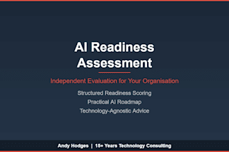conduct an ai readiness assessment for your organisation