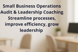 small business internal audit and leadership coaching