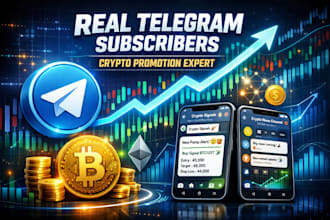 boost crypto telegram promotion subscribers and telegram marketing growth