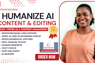 humanize ai content rewrite edit ai content and check plagiarism in 2 hours