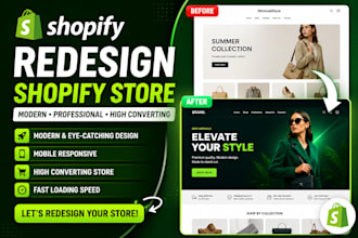 shopify website design shopify dropshipping store ecommerce web shopify redesign