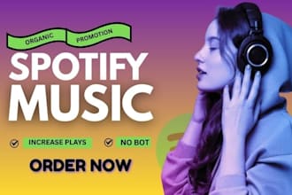 do organic spotify music promotion and playlist pitching