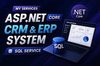 create admin dashboard and user panel with asp net core sql server database
