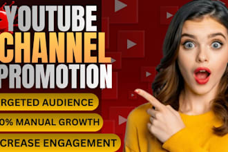 shoutout youtube channel video SEO promotion to over 1 million people for views