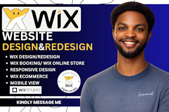 design and redesign wix website wix website redesign wix online store wix expert