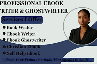 write kdp book as ebook writer, ebook ghostwriter, ghost book writer book writer