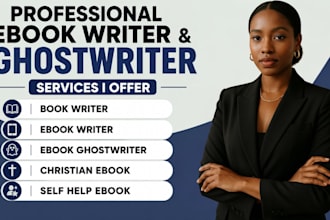 write kdp book as ebook writer, ebook ghostwriter, ghost book writer book writer